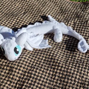 Weighted Neck Light Fury, Grounding Sensory Companion Plush