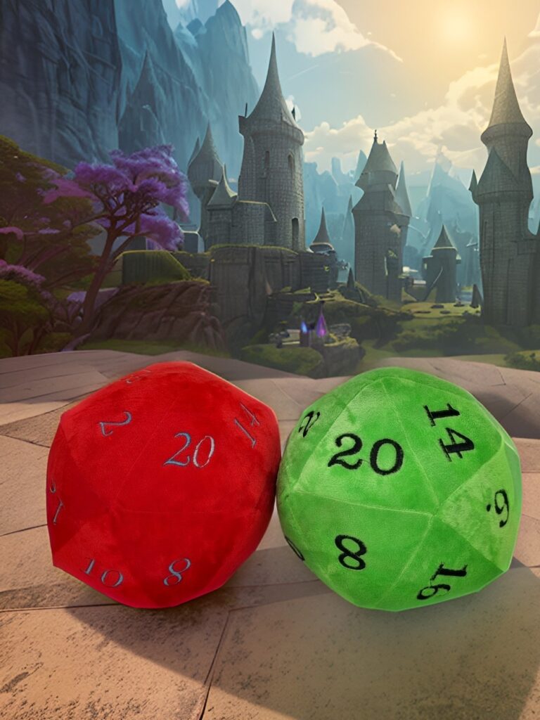 Custom D20 Plush