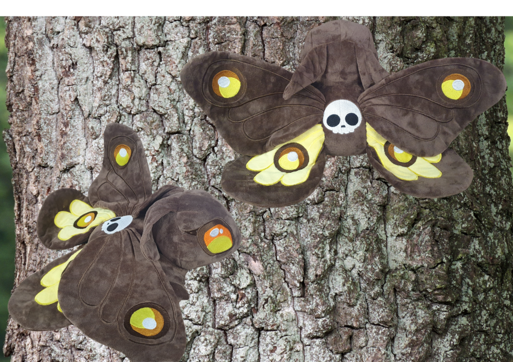 Weighted Death's Head Hawkmoth, Grounding Sensory Companion Plush