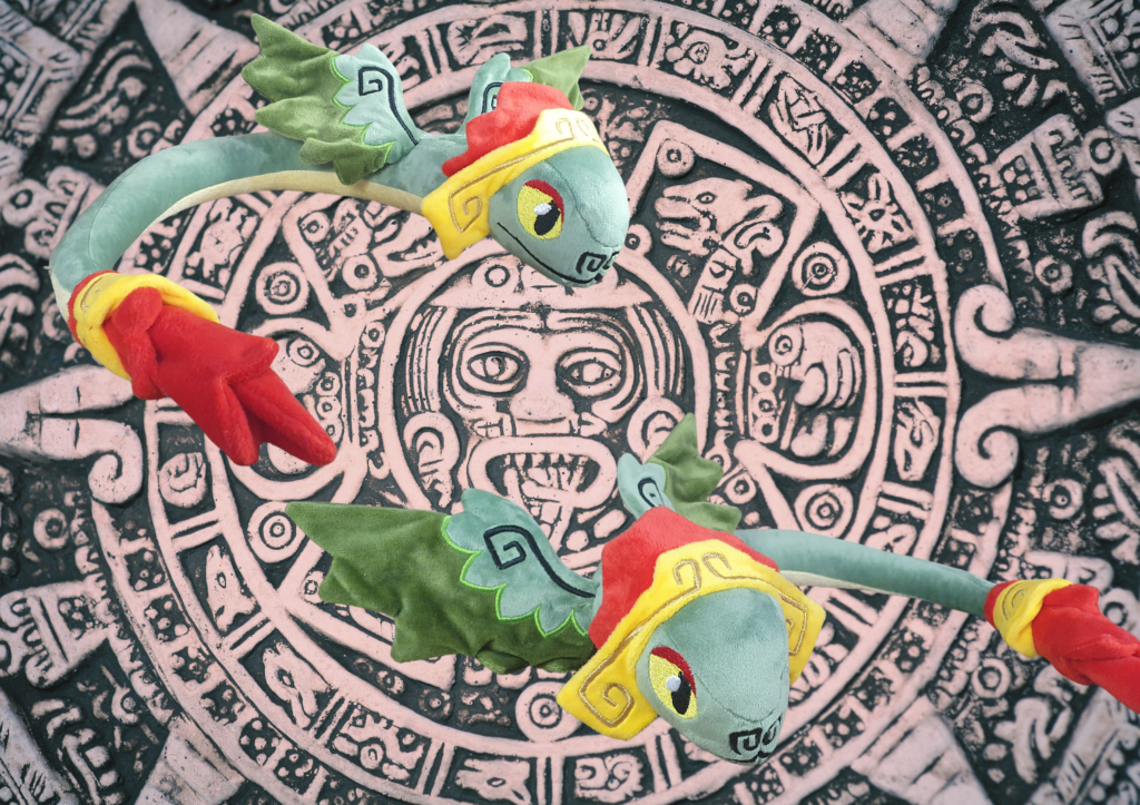 Weighted Neck Quetzalcoatl, Grounding Sensory Companion Plush