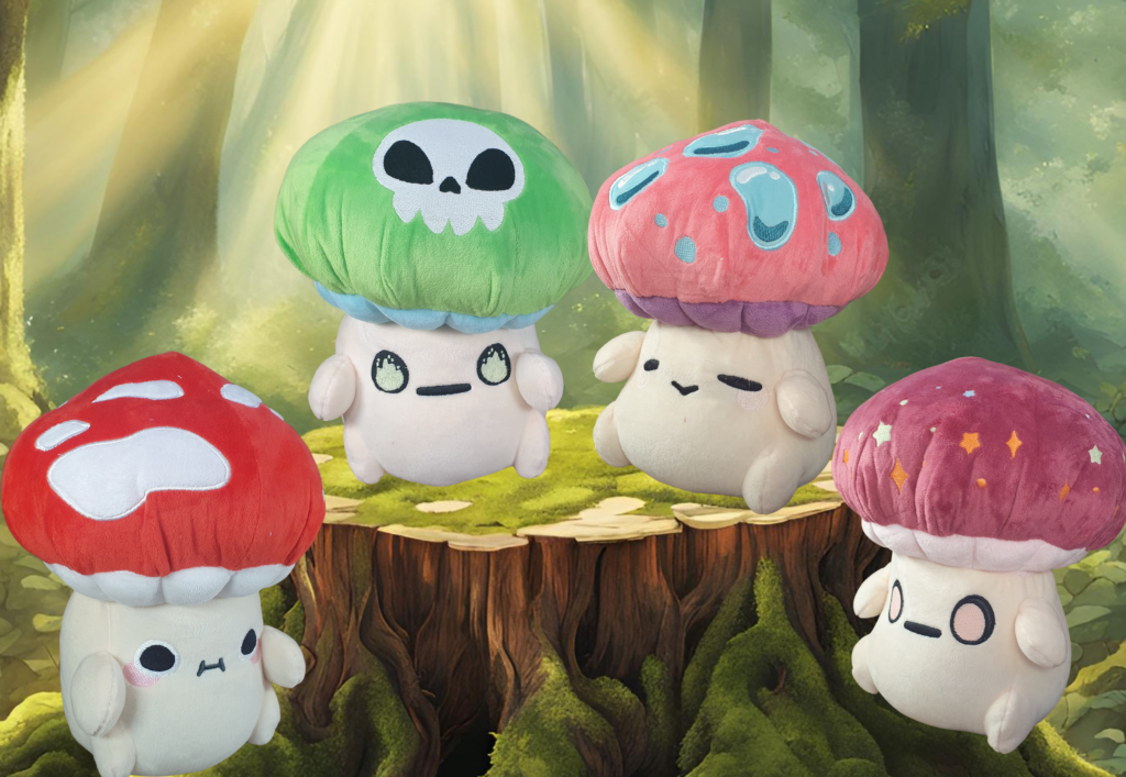 Weighted Mushroom Guy, Grounding Sensory Companion Plush