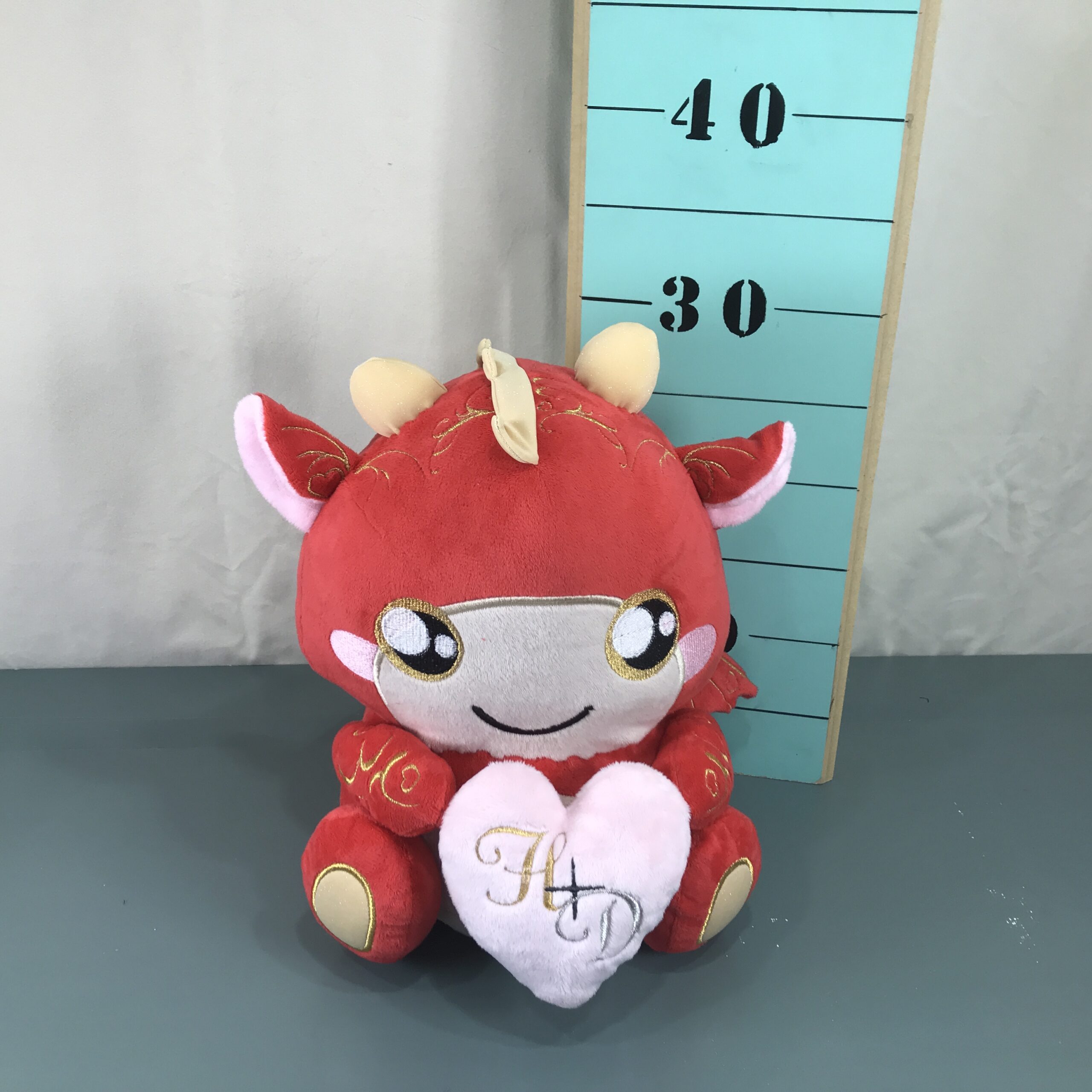 Weighted Chubby Love Dragon, Grounding Sensory Companion Plush - Image 7