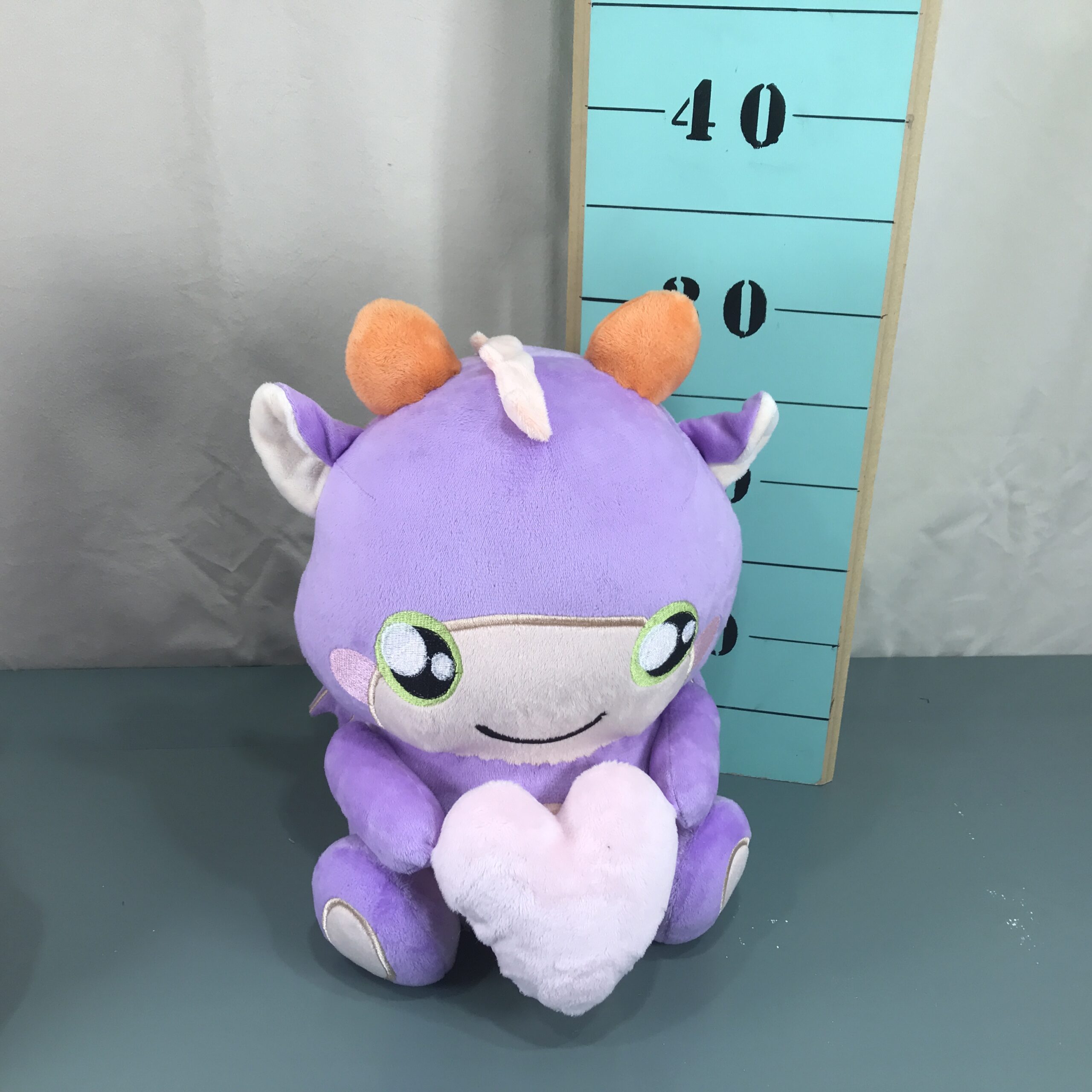 Weighted Chubby Love Dragon, Grounding Sensory Companion Plush - Image 2