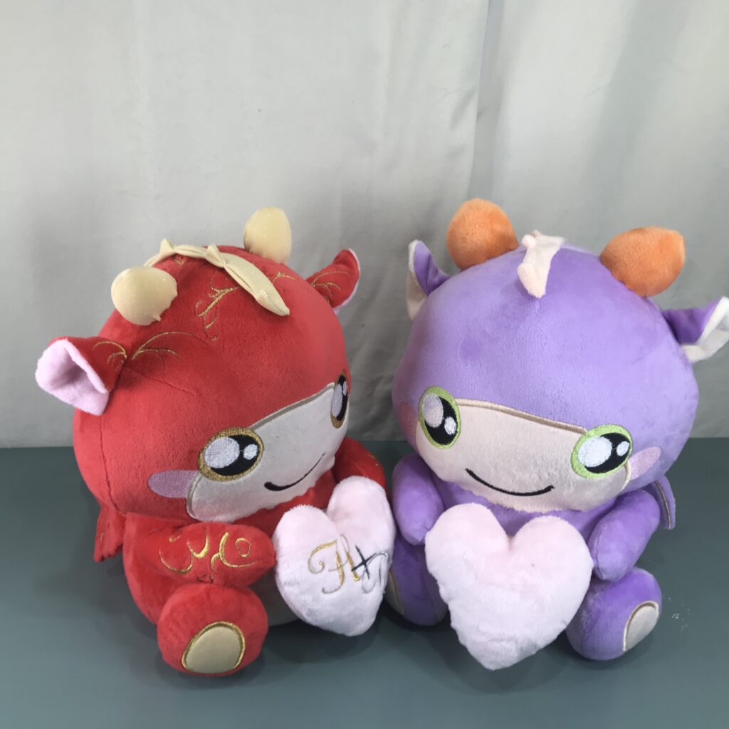 Weighted Chubby Love Dragon, Grounding Sensory Companion Plush