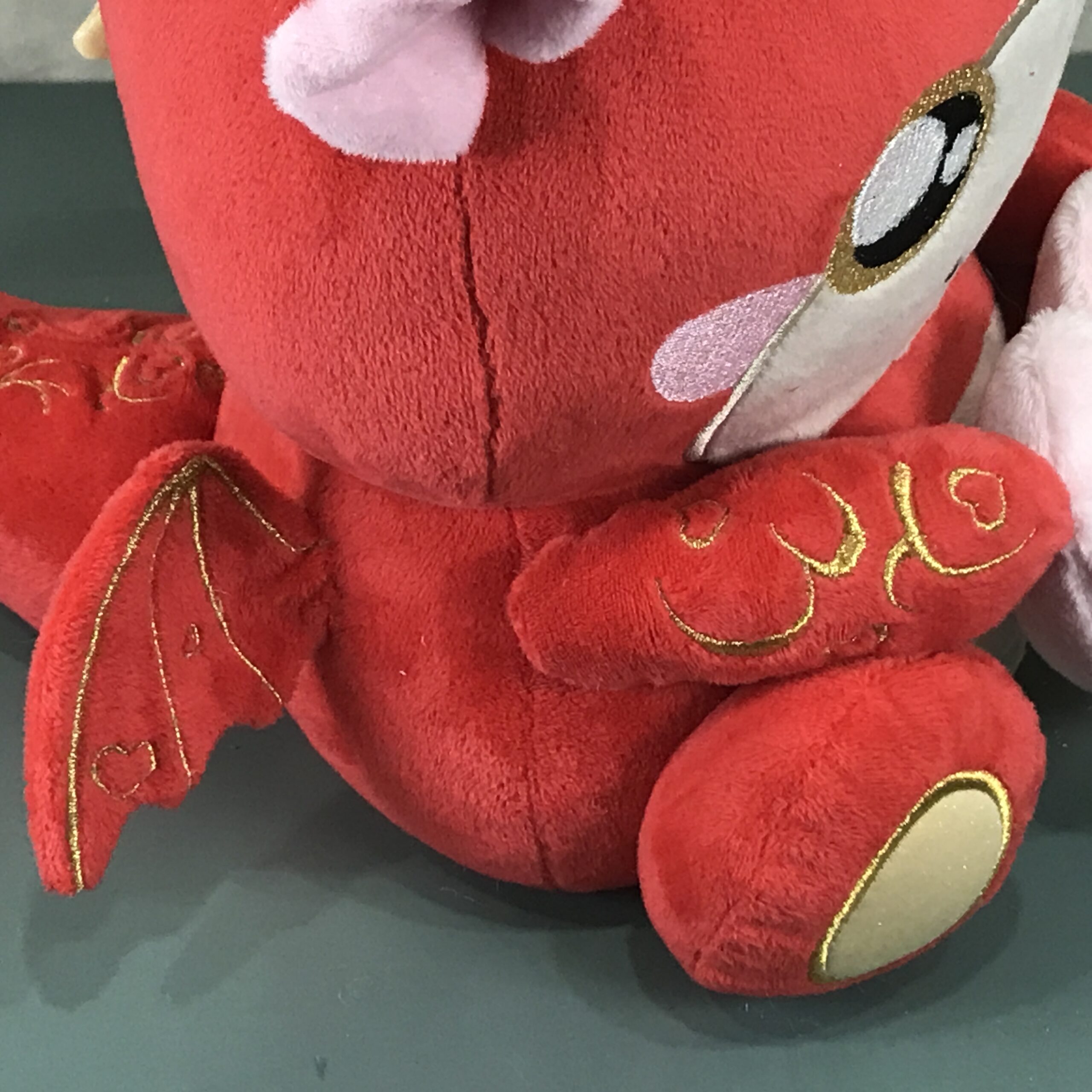 Weighted Chubby Love Dragon, Grounding Sensory Companion Plush - Image 13