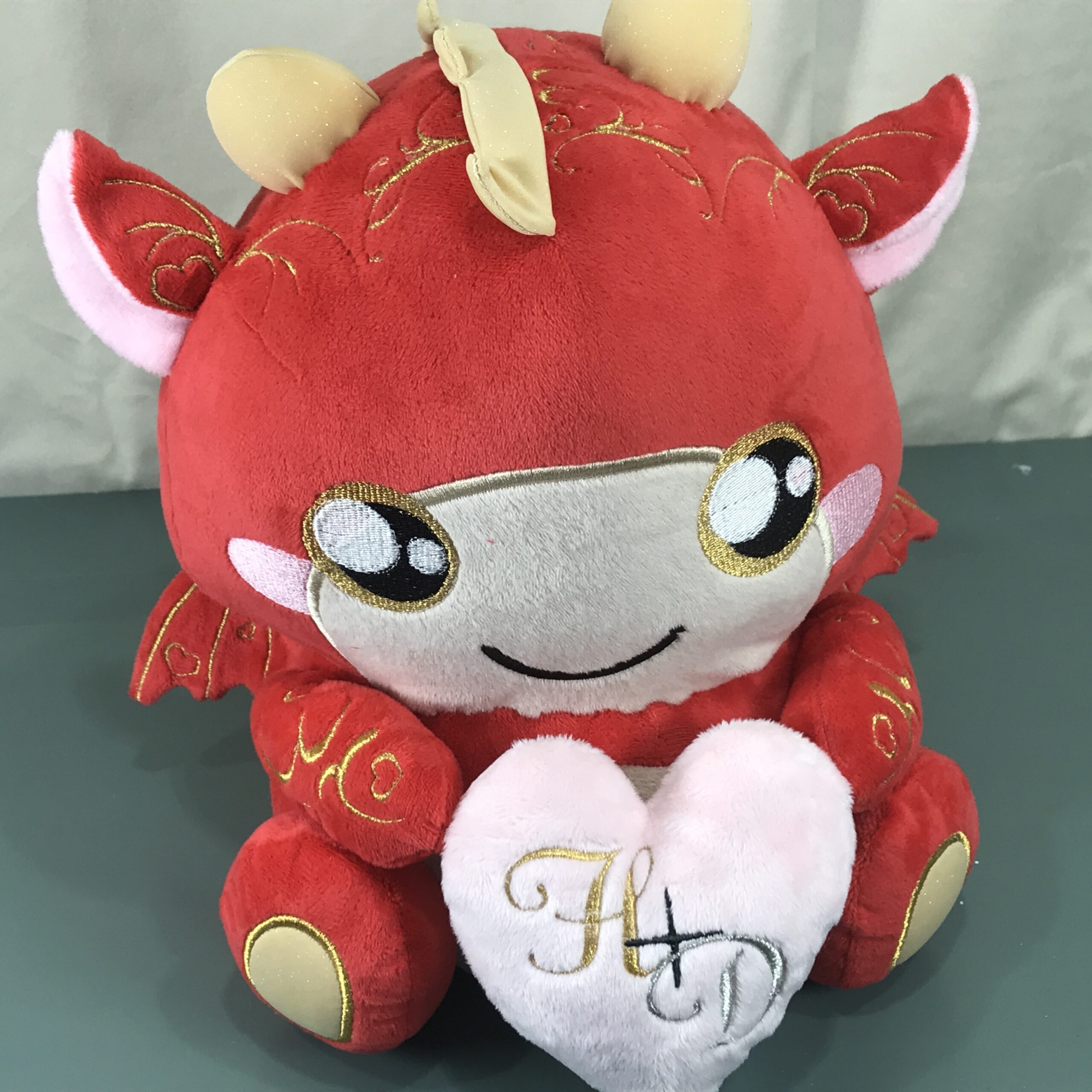 Weighted Chubby Love Dragon, Grounding Sensory Companion Plush - Image 8