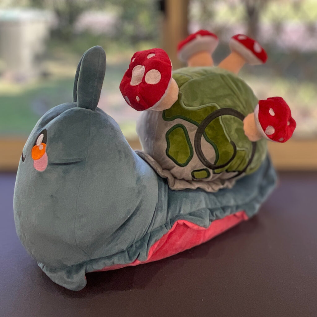 Weighted Moss Snail, Grounding Sensory Companion Plush