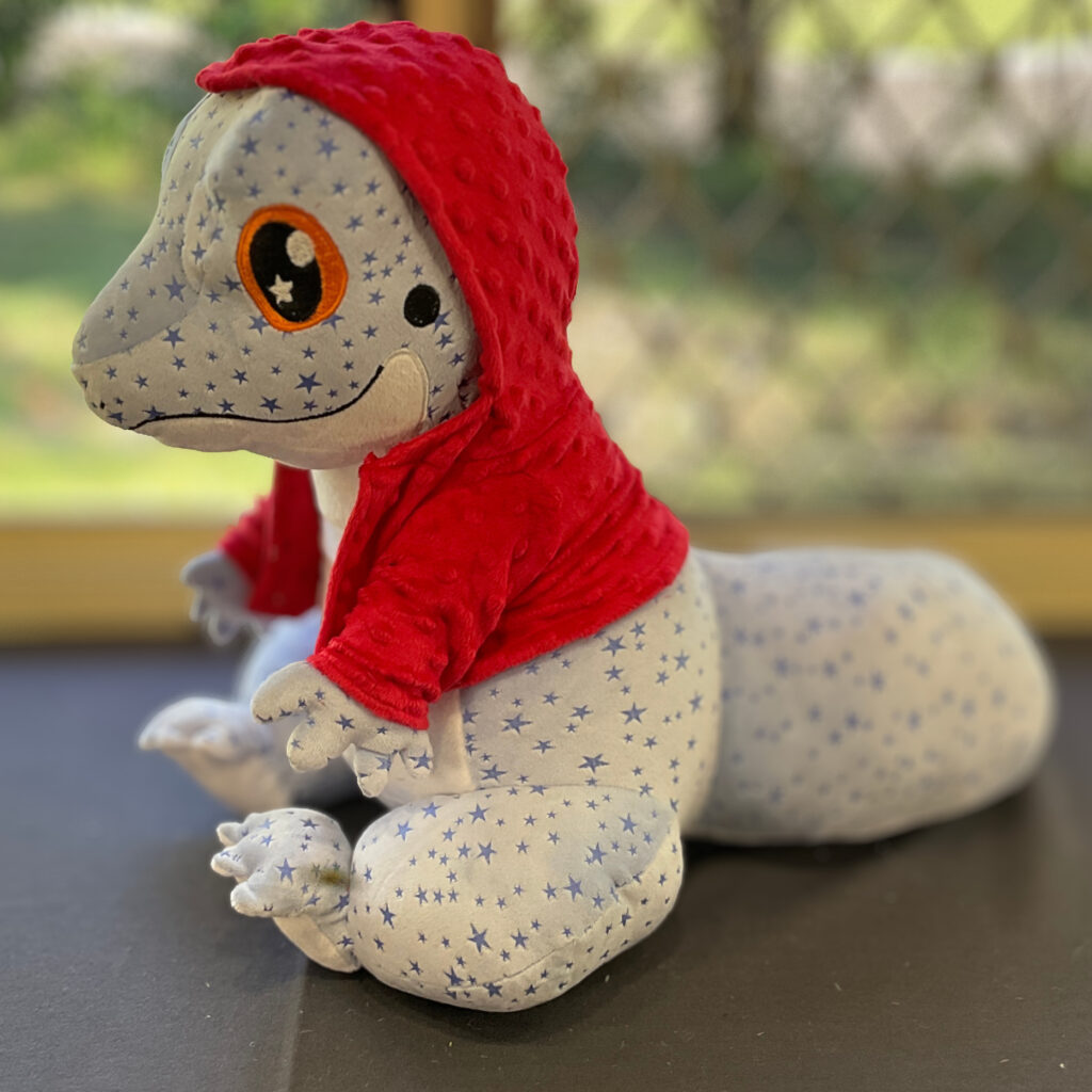 Weighted Hoodie Lizard, Grounding Sensory Companion Plush