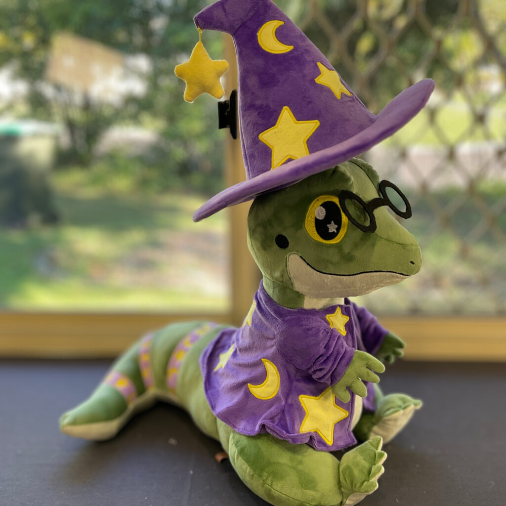 Weighted Wizard Lizard, Grounding Sensory Companion Plush