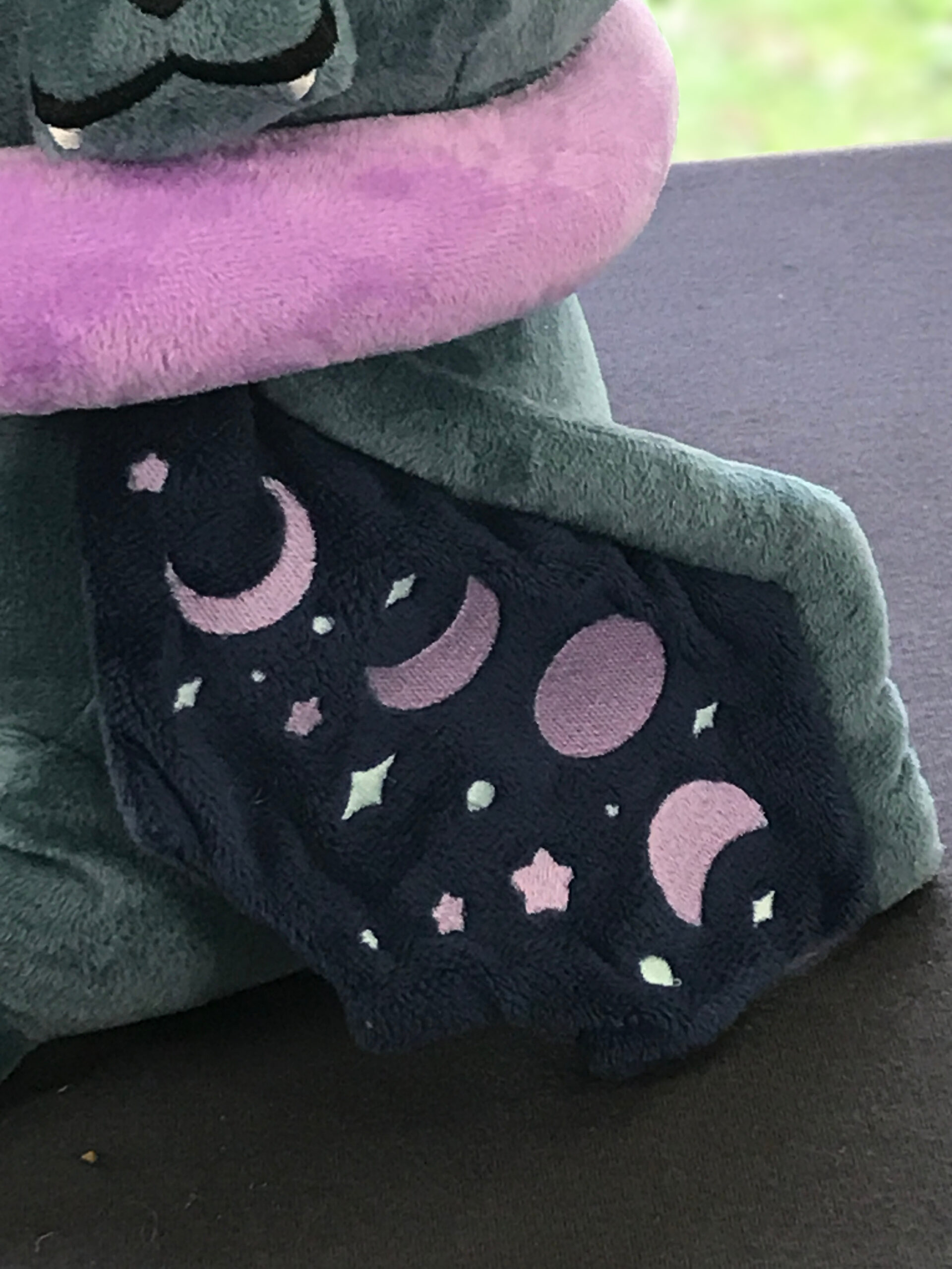 Weighted Celestial Bat, Grounding Sensory Companion Plush - Image 3