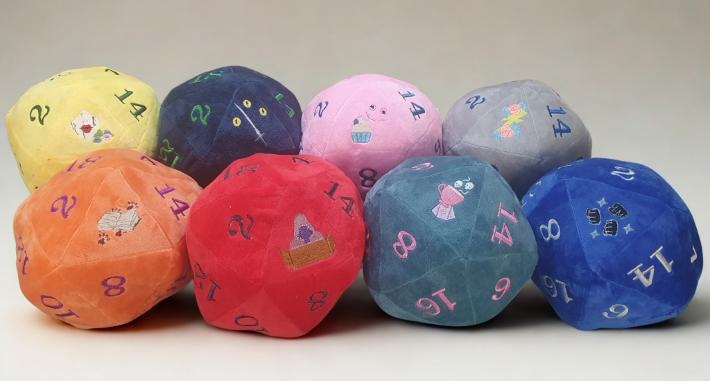 Custom D20 Plush - Themed