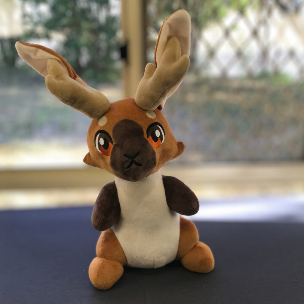 Weighted Jackalope, Grounding Sensory Companion Plush