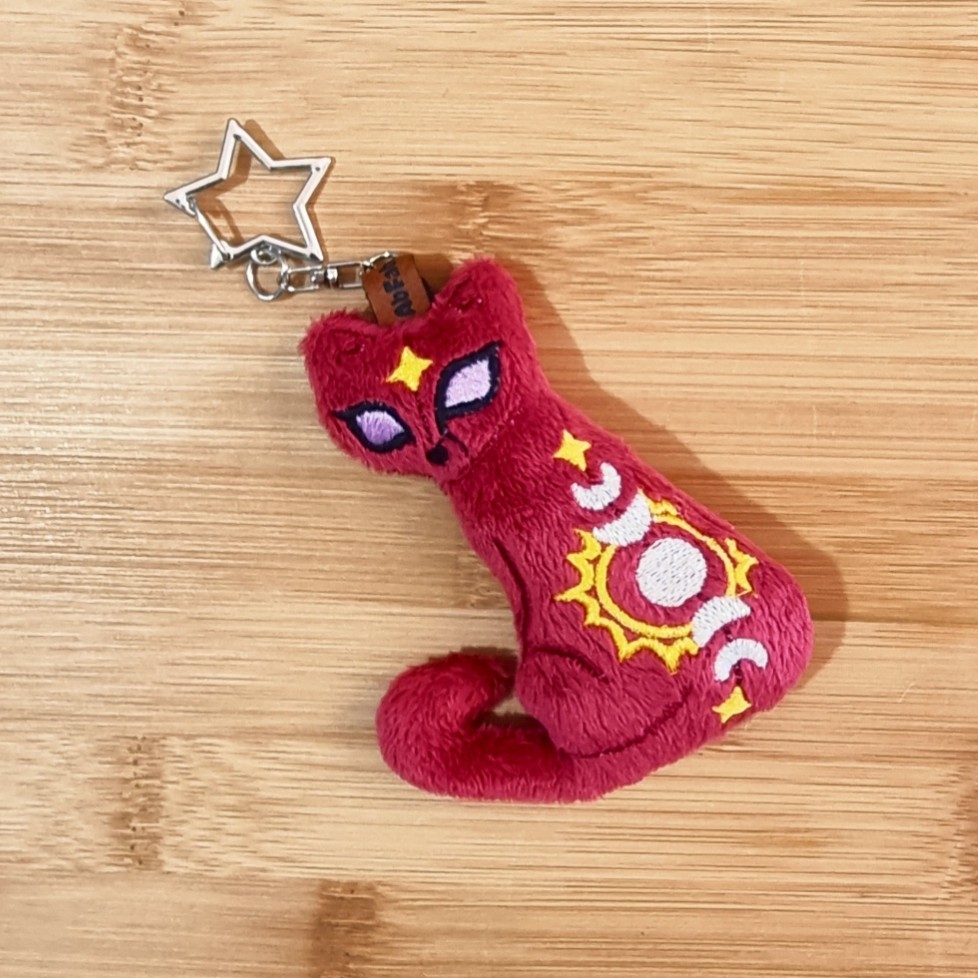 Constellation Cat Keychain