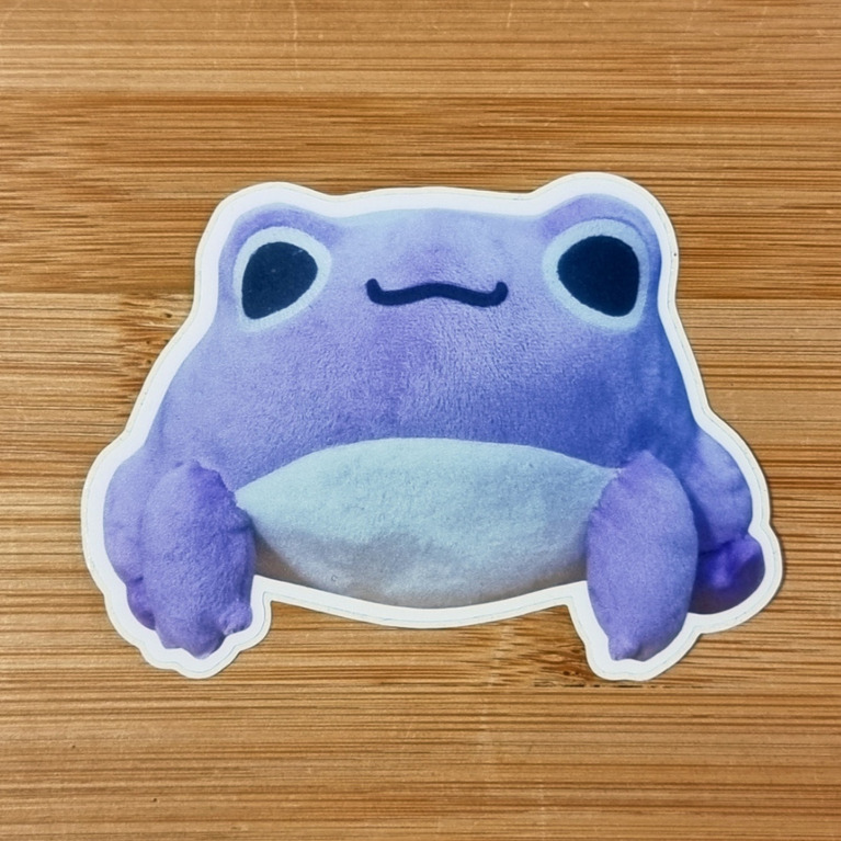 Froggy Vinyl Sticker