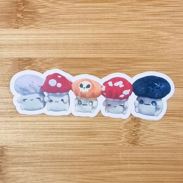 Mushroom Guys Vinyl Sticker